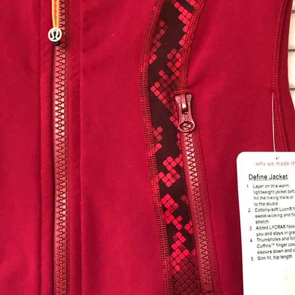 Lululemon python red jacket - Picture 3 of 7
